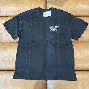 Gallery Dept Black Vintage Souvenir Short-Sleeve Tee Mens Size S, M, L